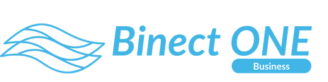 Logo Binect ONE Business blau