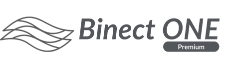 Logo Binect ONE Premium grau